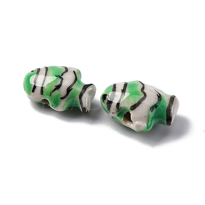 Handmade Porcelain Beads PORC-R002-01-1