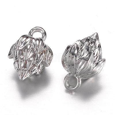 Long-Lasting Plated Brass Charms KK-P060-05P-NR-1