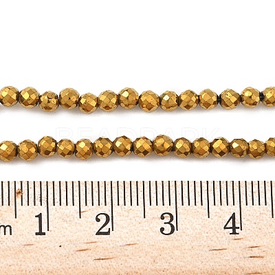 Electroplate Synthetic Magnetic Hematite Beads Strands G-A263-B01-02-1