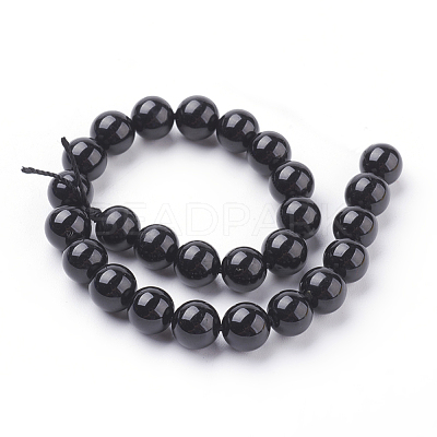 Natural Tourmaline Beads Strands X-G-G099-8mm-11-1