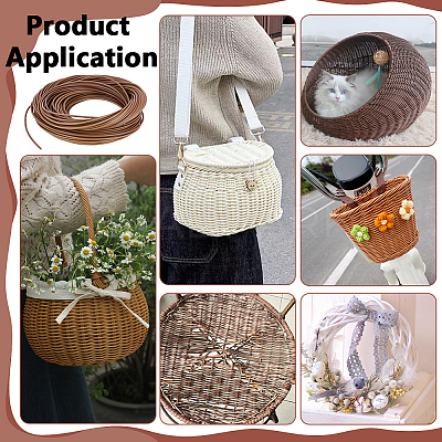 Plastic Wicker Strips DIY-WH0750-098A-1