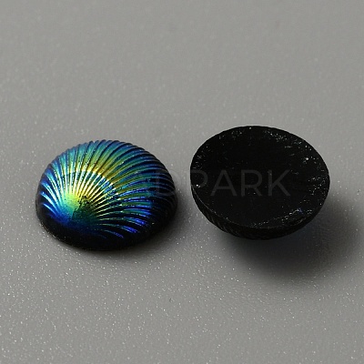 Opaque Resin Cabochons CRES-WH0010-044E-1