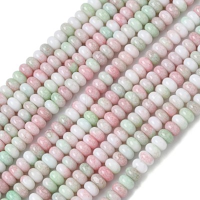 Ombre Effect Dyed Glass Beads Strands GLAA-C043-01-1