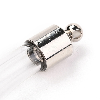 Transparent Glass Bottle Pendant LS-GGLA-B001-04P-1