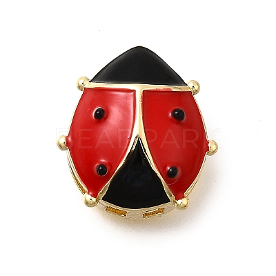 Brass Enamel Watch Band Charms KK-Z125-16B-G-1