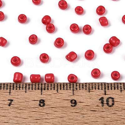 Baking Paint Glass Seed Beads SEED-S002-K5-1
