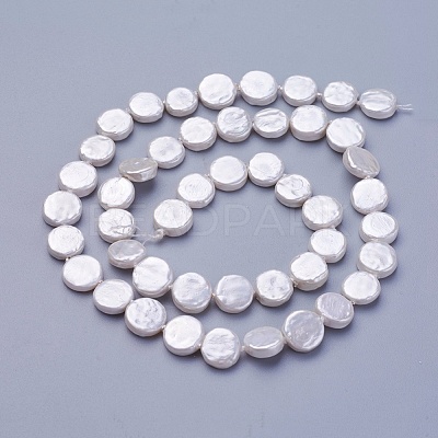 Shell Pearl Beads Strands BSHE-P030-01A-1