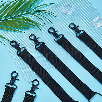 6Pcs Imitation Nylon with Alloy Ski Board Strap AJEW-HS0001-36-1