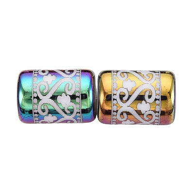 Electroplate Glass Beads EGLA-Q137-01A-E03-1