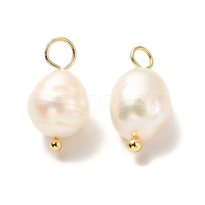 Natural Cultured Freshwater Pearl Pendants PALLOY-JF00942-01-1