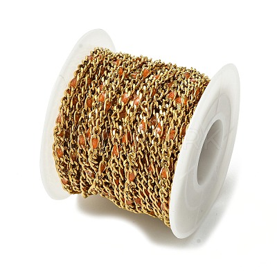 Ion Plating(IP) 304 Stainless Steel Enamel Chains CHS-Q005-06G-05-1