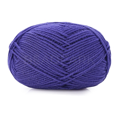Mercerized Silk Wool Knitting Crochet Yarn PW-WGE3D48-02-1