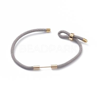 Braided Nylon Cord Bracelet Making MAK-A017-D01-01G-1