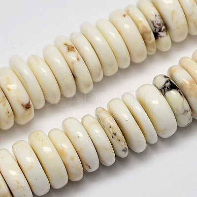 Natural Magnesite Beads Strands X-G-M138-43-1