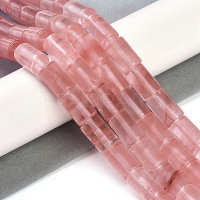 Cherry Quartz Glass Beads Strands G-Q159-A06-01-1