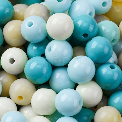 Opaque Acrylic Beads SACR-Q004-02D-1