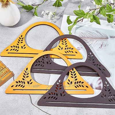 4Pcs Wooden Handles Replacement Part FIND-CA0002-58A-1