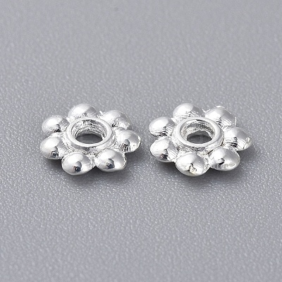 Tibetan Style Daisy Spacer Beads X-TIBEB-S039-048S-NR-1