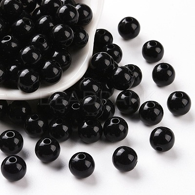 Opaque Acrylic Beads MACR-S370-C8mm-S002-1