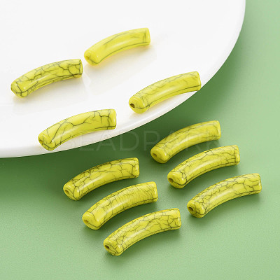 Opaque Crackle Acrylic Beads LS-MACR-S372-002N-001-1
