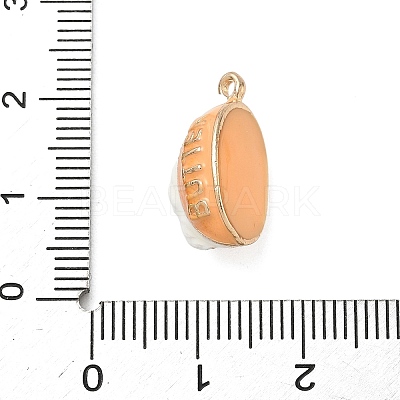 Alloy Enamel Pendants ENAM-F156-05G-03-1