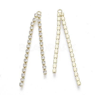 Brass Cup Chains Tassel Big Pendants X-PALLOY-S177-72LG-1