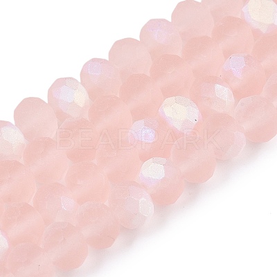 Transparent Glass Beads Strands LS-EGLA-A044-T8mm-MB22-1