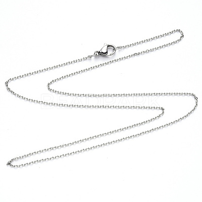 Non-Tarnish 304 Stainless Steel Cable Chain Necklace NJEW-S420-008C-P-1