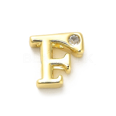 Rack Plating Brass Cubic Zirconia Beads KK-L210-008G-F-1