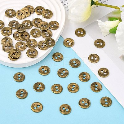 Tibetan Style Buttons LS-TIBE-R178-AG-LF-1