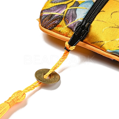 Chinese Style Floral Cloth Jewelry Storage Zipper Pouches AJEW-D063-01J-1