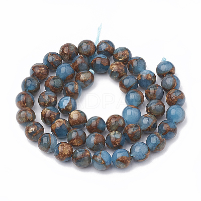 Natural Chalcedony Beads Strands LS-X-G-S333-10mm-014C-1