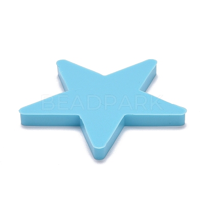 Star with USA Flag Pendant Silicone Molds DIY-M034-27-1