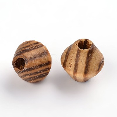 Undyed Natural Wood Beads X-WOOD-Q012-03A-LF-1