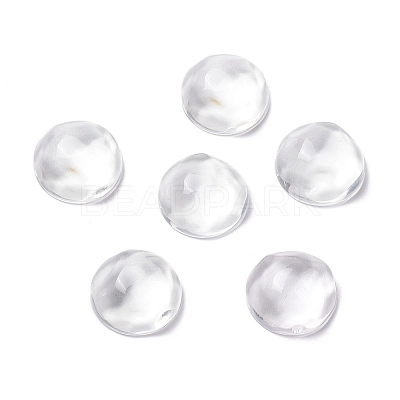 Transparent Resin Cabochons LS-GGLA-G021-01-1