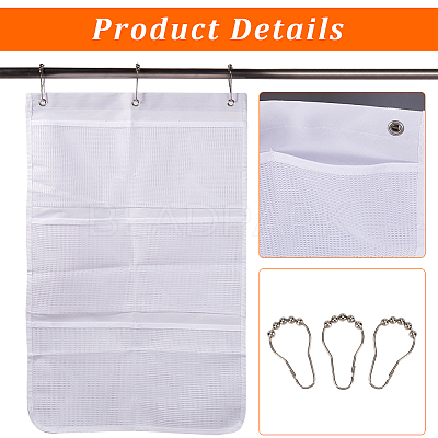 Oxford Cloth and Polyester Mesh Shower Organizer FIND-WH20019-92-1