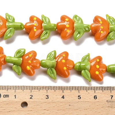 Handmade Lampwork Beads Strands LAMP-A005-03D-1