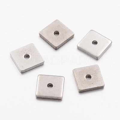 Non-Tarnish 304 Stainless Steel Spacer Beads STAS-E134-5mm-19P-1