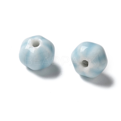 Vintage Porcelain Pumpkin Beads PORC-L080-H10-1