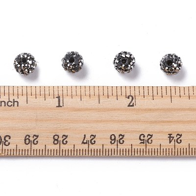 Pave Disco Ball Beads RB-A140-8mm-5-1