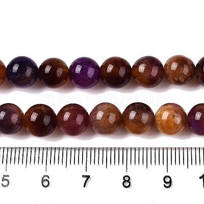Dyed Natural White Jade Beads Strands G-T138-8mm-210-21-1