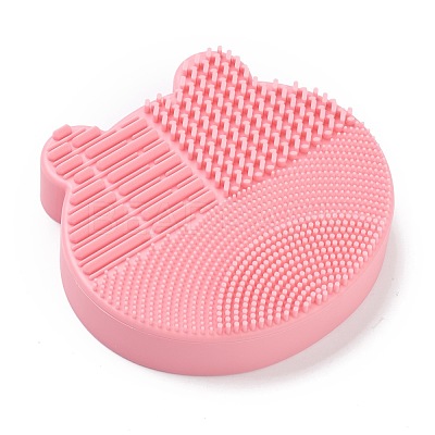 Silicone Makeup Cleaning Brush Scrubber Mat Portable Washing Tool MRMJ-H002-01C-1
