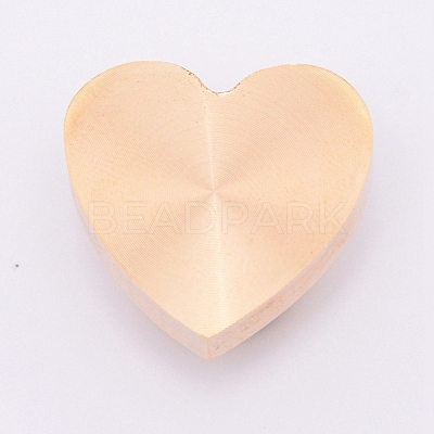 Blank Wax Seal Brass Stamp Head KK-WH0034-24LG-1