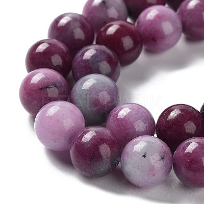 Dyed Natural Malaysia Jade Beads Strands LS-G-G021-01C-08-1