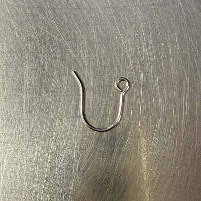 316 Surgical Stainless Steel Hoop Earring Findings STAS-H240-59P-1