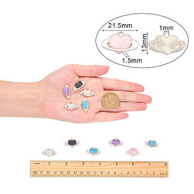 Alloy Enamel Pendants PALLOY-CJ0001-05-1
