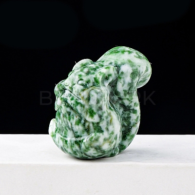 Natural Qinghai Jade Display Decorations DJEW-PW0011-07Q-1