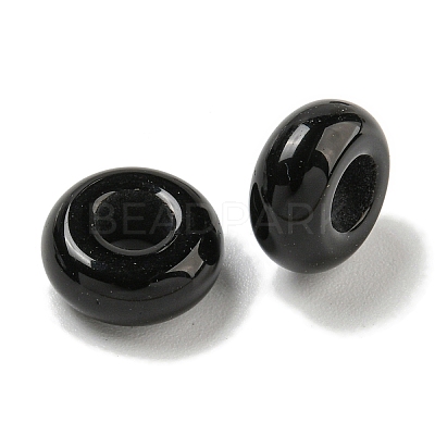 Natural Black Stone Beads X-G-Q173-03A-16-1