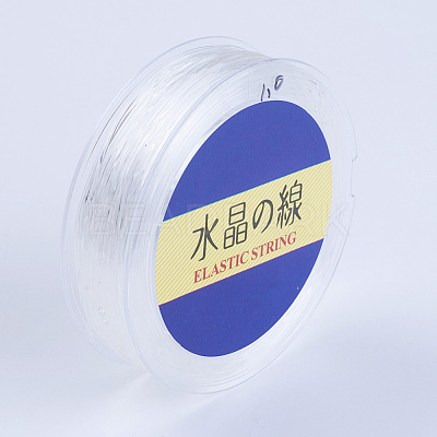Japanese Round Elastic Crystal String EW-G007-02-0.7mm-1