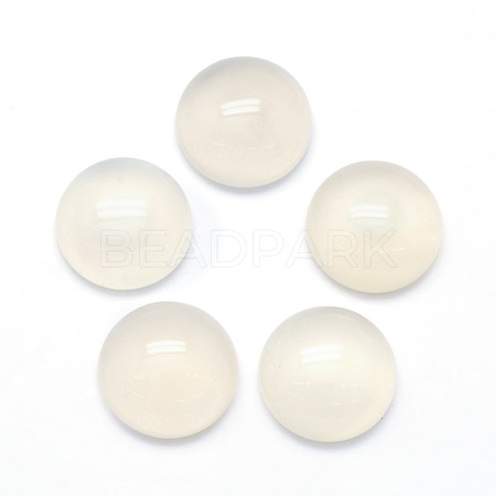 Natural Agate Cabochons G-P393-R07-12mm-1
